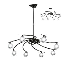 M0800BC  Fragma BC Telescopic Pendant 8 Light